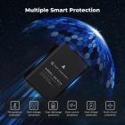 K&F Concept 3-Pack EN-EL14 Battery and Upgrade LCD Charger Compatible with Nikon D5300 D5600 D5100 D5200 D5500 D3100 D3200 D3300 D3400 D3500 Coolpix P7000 P7100 P7200 P7700 P7800 Cameras