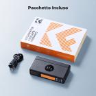 Caricabatterie K&F CONCEPT OSMO 360, custodia con 3 slot per batteria Action 5 Pro, compatibile con le fotocamere DJI OSMO Action 5 Pro, Action 4 e Action 3.