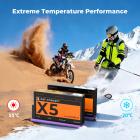 K&F CONCEPT 360X5 Battery, 2-Pack 2700mAh X5 Batteries with PD20W LCD Battery Charger Case Compatible with Insta360 X5 Action Camera Accessories