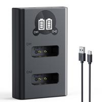 NB-13L CB-2LH Battery Charger for Canon: Compatible with CB-2LHT G1X G1 X Mark III G5X G5X Mark II G7X G7X Mark II III G9X G9X Mark II SX620 SX720 SX730 SX740 HS Digital Camera