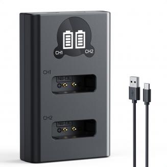 NB-13L CB-2LH Battery Charger for Canon: Compatible with CB-2LHT G1X G1 X Mark III G5X G5X Mark II G7X G7X Mark II III G9X G9X Mark II SX620 SX720 SX730 SX740 HS Digital Camera