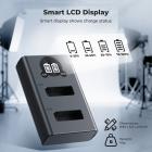 NB-13L CB-2LH Battery Charger for Canon: Compatible with CB-2LHT G1X G1 X Mark III G5X G5X Mark II G7X G7X Mark II III G9X G9X Mark II SX620 SX720 SX730 SX740 HS Digital Camera