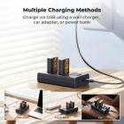 NB-13L CB-2LH Battery Charger for Canon: Compatible with CB-2LHT G1X G1 X Mark III G5X G5X Mark II G7X G7X Mark II III G9X G9X Mark II SX620 SX720 SX730 SX740 HS Digital Camera