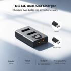 NB-13L CB-2LH Battery Charger for Canon: Compatible with CB-2LHT G1X G1 X Mark III G5X G5X Mark II G7X G7X Mark II III G9X G9X Mark II SX620 SX720 SX730 SX740 HS Digital Camera