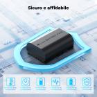 Caricabatterie K&F CONCEPT LP-E6P (confezione da 3), batteria da 2400 mAh per R6 Mark III, compatibile con fotocamere Canon R6 Mark II III, R5 Mark II, C50, R6V, R5 R6 R7, 5D 6D 7D Mark II