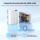 Batteria K&F CONCEPT LP-E6P, confezione da 2, 2520 mAh, USB-C, compatibile con Canon EOS R5 Mark II, C50 R6V R6 R7 5D 5DS R 6D 7D 60D 70D 80D 90D, ricarica rapida completa in 2,5 ore, completamente decodificata.