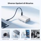 Batteria K&F CONCEPT LP-E6P, confezione da 2, 2520 mAh, USB-C, compatibile con Canon EOS R5 Mark II, C50 R6V R6 R7 5D 5DS R 6D 7D 60D 70D 80D 90D, ricarica rapida completa in 2,5 ore, completamente decodificata.
