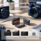 K&F CONCEPT NP-BX1 Battery and Charger Set Compatible with Sony ZV-1 ZV-1 II Cyber-Shot DSC-HX80 HX90V HX95 HX99 RX1 RX1 RX1R II
