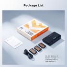 K&F CONCEPT NP-BX1 Battery and Charger Set Compatible with Sony ZV-1 ZV-1 II Cyber-Shot DSC-HX80 HX90V HX95 HX99 RX1 RX1 RX1R II