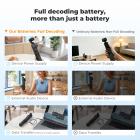 K&F CONCEPT 5000mAh Fast Charging Battery Handle for Osmo Pocket 3/4, Power Grip with 20W, Wireless Mic Direct Connection, 1/4" Tripod Thread, Smart Temp Control & Original Battery Cells