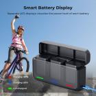 K&F CONCEPT 3-Pack NP-FZ100 Battery and Upgraded 20W LED PD Battery Charger Compatible with Sony A7iii, A7iv, A7C, FX3, FX30, A9, A6600, A6700, ZV-E1, ZV-E10ii, Alpha 9, A9S, A7R III, A7R IV, A7RV