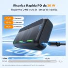 Confezione da 3 batterie di ricambio K&F CONCEPT LP-E6NH e caricabatterie rapido da 20 W, compatibili con EOS R7, R5/R6 Mark II, 5D Mark II/III/IV, 6D/7D Mark II, R5, R6, 60D/70D/80D/90D ecc.