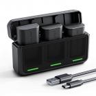 K&F CONCEPT 3-Pack LP-E6NH Replacement Batteries and 20W Fast Charger Compatible with EOS R7, R5/R6 Mark II, 5D Mark II/III/IV, 6D/7D Mark II, R5, R6, 60D/70D/80D/90D etc.