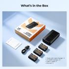 K&F CONCEPT 3-Pack LP-E6NH Replacement Batteries and 20W Fast Charger Compatible with EOS R7, R5/R6 Mark II, 5D Mark II/III/IV, 6D/7D Mark II, R5, R6, 60D/70D/80D/90D etc.