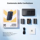 Confezione da 3 batterie EN-EL15 K&F CONCEPT e caricabatterie rapido da 20 W compatibile con D7500, D7200, D7100, D7000, Z8, Z7, Z7II, Z6, Z6II, Z6III, Z5, ZF, D850, D800, D800E, D810, D810A, D780, D750 ecc.