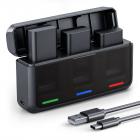 K&F CONCEPT 3-Pack NP-FW50 Battery and Upgraded 3-Slot 20W LED ZV-E10 Battery Charger Compatible with Sony Alpha A6400 A6000 A6300 A6500 A5000 A5100 A7 A7II A7R A7RII A7S A7SII RX10 II III IV Cameras