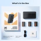 K&F CONCEPT 3-Pack LP-E17 Replacement Batteries and 20W Fast Charger Compatible with Canon EOS R50 R100 RP R10 R8, Powershot V1, T8i T7i T6i T6s SL2 SL3 M3 M5 M6 200D 750D 760D 800D 8000D Camera