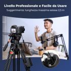 Batteria fittizia K&F CONCEPT per Canon LP-E6P, adattatore di alimentazione D-Tap per fotocamera Canon EOS R6 Mark III/II, R5 Mark II, R5, R5C, R6, R7, 5D Mark II, 5D Mark IV, 60D, 70D, 80D, 90D, C50, XC15, 5DS, 5DSR