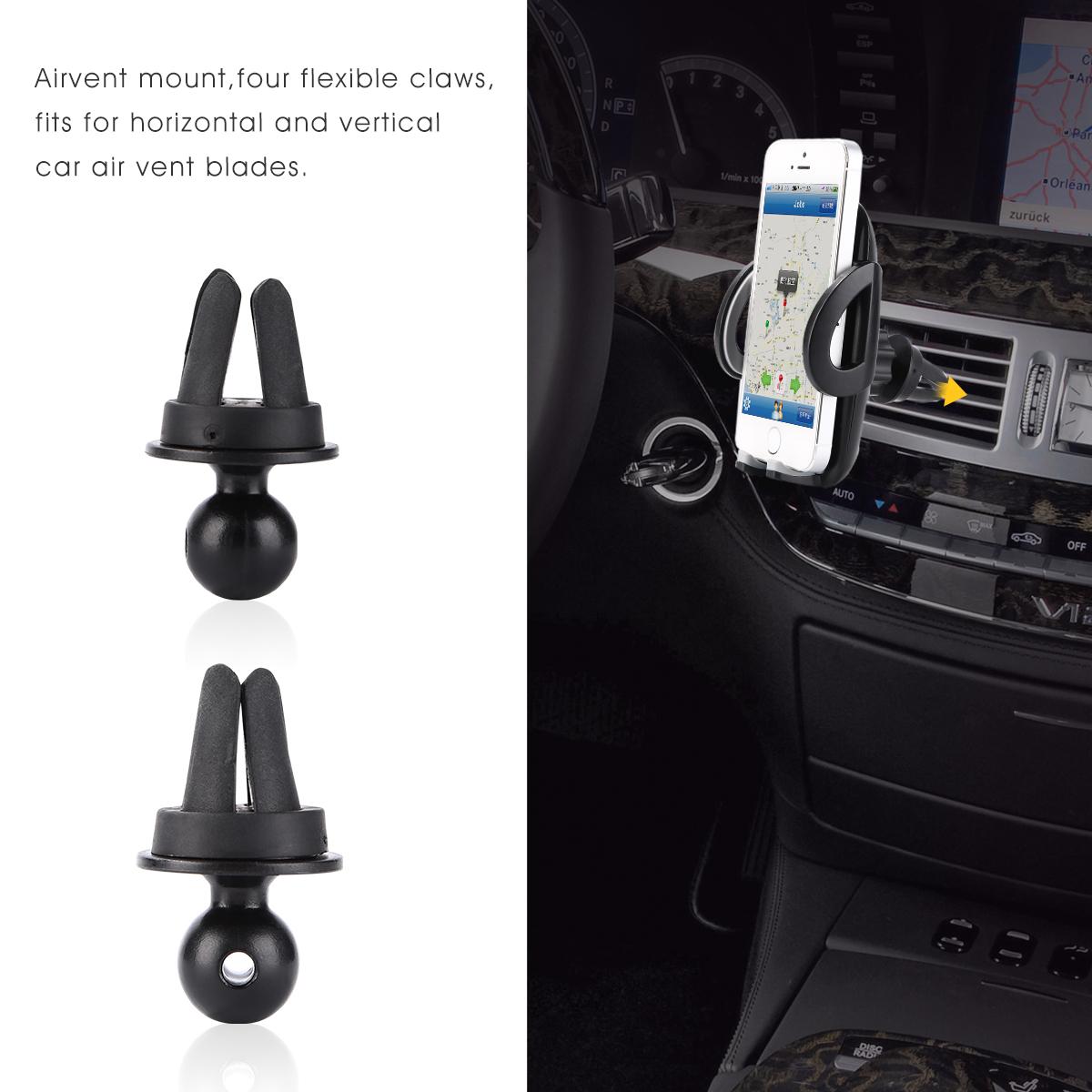 2 in 1 Cigarette Lighter Car Mount Charger Holder Cradle with Dual USB 2.1A Charging for iPhone8 X 7 6s 6 5s Samsung S8 S7 S6 S5
