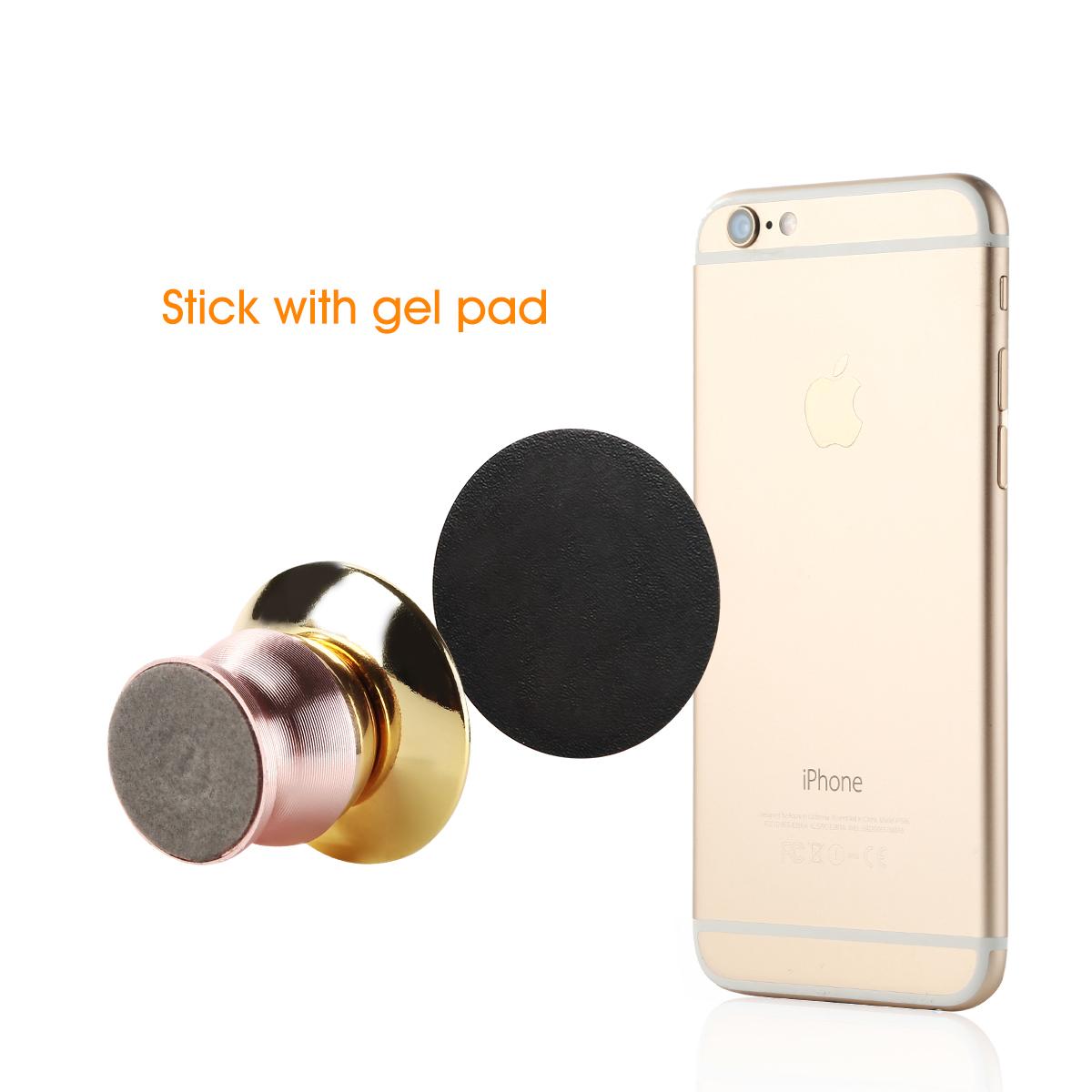 Magnetic Car Mount, Universal Magnetic Mini Cell Phone Holder for iPhone 6/6S, Android Smartphones, Mini Tablets