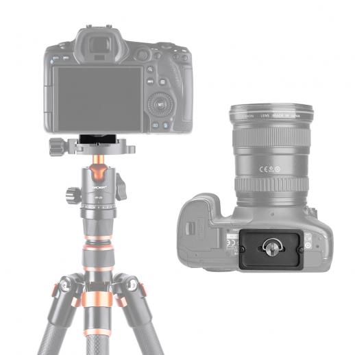カメラ三脚クイックリリースマウントプレート2個入り - K&F Concept