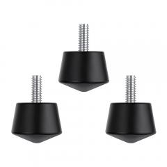 K&F Concept Universal Anti-Slip Rubber Tripod Foot Spikes Compatible with 1/4 inch Thread Tripod Monopod Legs Feet Replacement Parts (3 PCS)