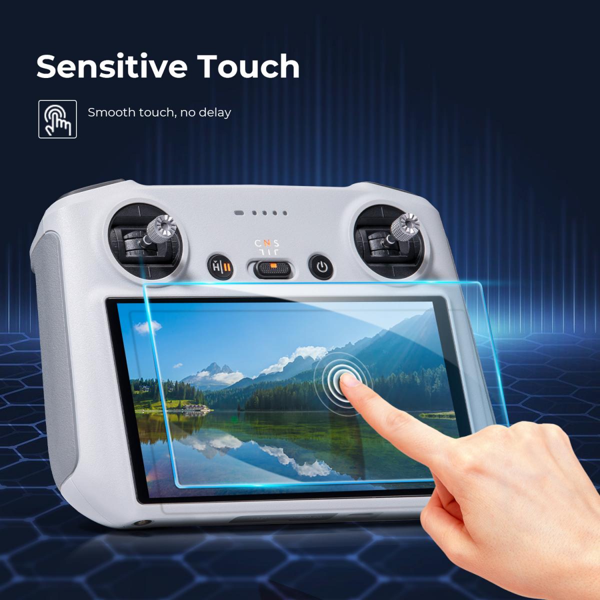 DJI MINI 3 PRO Dedicated High-Definition Tempered Film Explosion-Proof Screen Remote Control Protective Film (2 Pieces)