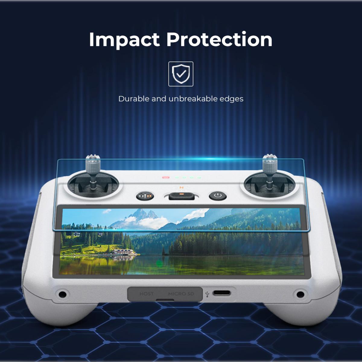 3pcs HD Tempered Glass Film for DJI MINI 3 Pro RC Remote Controller Sc