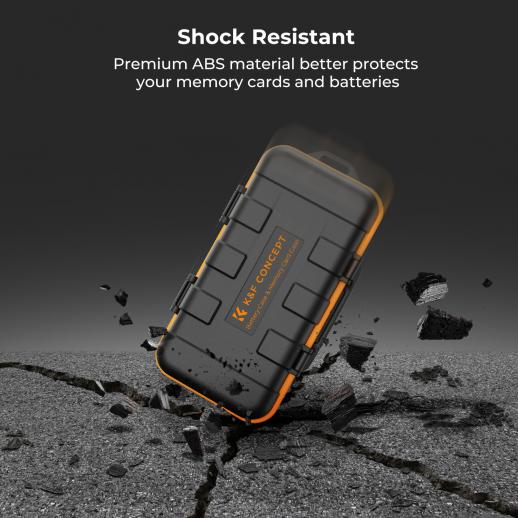 Camera Battery Memory Card Case, professional waterproof and