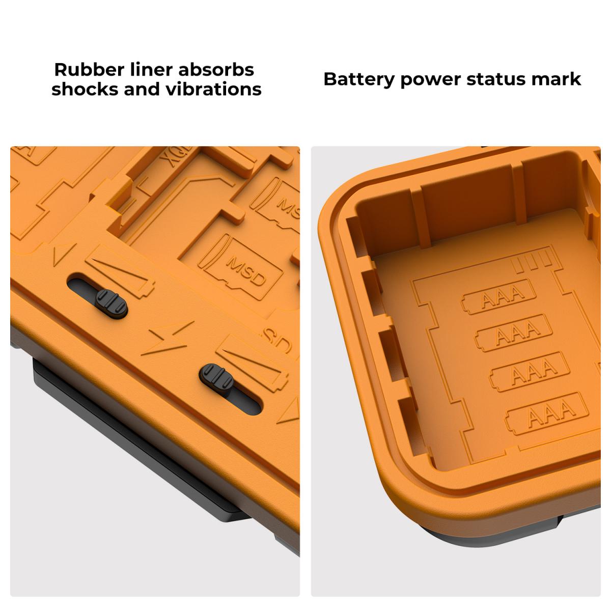 Camera Battery Case Waterresistant and Antishock KENTFAITH