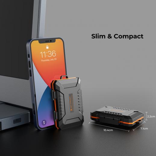 MINIFOCUS 29 Slots SD Card Holder Case, Memory Card Case