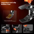 2 Pack Camera Mount Clamp, Super Crab Clamp with 1/4" Thread Holes for Round Pipe Flat Surface, Monitors, LED Lights, and Other Photographic Accessories K&F CONCEPT