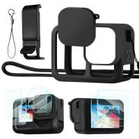 GOPRO 13 Silicone Protective Case Set Screen Protector Lens Film Screen Film Suitable for GOPRO Hero13