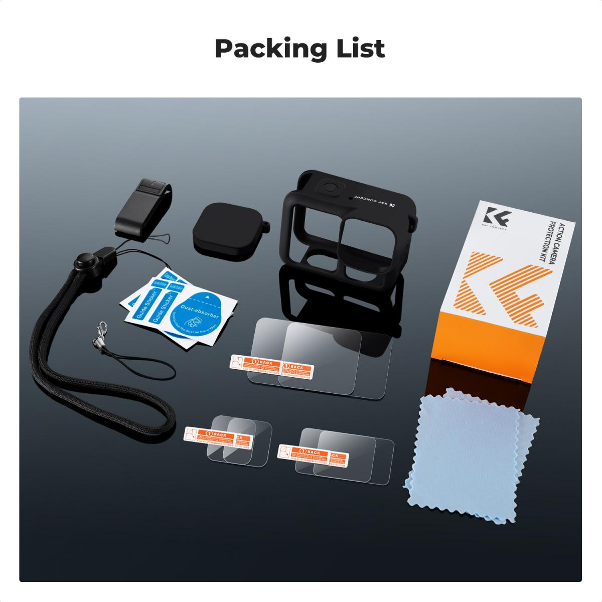 Gopro Screen Lock GOPRO 13 Silicone Protective Case Set Screen Protector Lens Film Screen ...