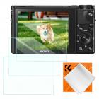 Screen Protector*3 + Hot Shoe Level*3 + Vacuum Cleaning Cloth*1 for Sony RX100M7 Cameras