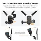 Magnetic POV Neck Mount for GoPro, OSMO Pocket 3, Magnetic Vlog Video Selfie Mount Chest Stand Hand Free Neck Holder