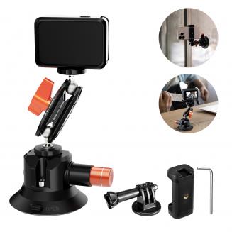 K&F Concept 3" Suction Cup Camera Mount with Magic Arm