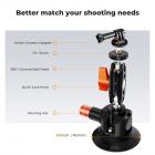 K&F Concept 3" Suction Cup Camera Mount with Magic Arm