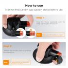 K&F Concept 3" Suction Cup Camera Mount with Magic Arm