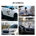 3インチ吸盤マウントセット、360°ボールヘッド付き、車のフロントガラス、ボンネット、サイドパネル用高耐久カメラマウント、GoPro、DJI、Insta360、DSLR、スマートフォンに対応、K&F CONCEPT
