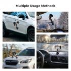 3" Suction Cup Mount Sets for Camera with 360° Ball Head Heavy Duty Camera Mount for Car Windshield, Hood, Side Panel Compatible with GoPro, DJI, Insta360, DSLRs, Phone K&F CONCEPT