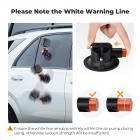 3" Suction Cup Mount Sets for Camera with 360° Ball Head Heavy Duty Camera Mount for Car Windshield, Hood, Side Panel Compatible with GoPro, DJI, Insta360, DSLRs, Phone K&F CONCEPT