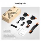 3" Suction Cup Mount Sets for Camera with 360° Ball Head Heavy Duty Camera Mount for Car Windshield, Hood, Side Panel Compatible with GoPro, DJI, Insta360, DSLRs, Phone K&F CONCEPT