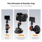 K&F Concept 6" Suction Cup Camera Mount with Magic Arm