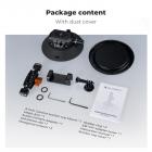 K&F Concept 6" Suction Cup Camera Mount with Magic Arm