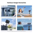 K&F Concept Magnetic Phone Tripod Stand for iPhone, 22.5N Strong Magnetic Mini Tripod Aluminium Alloy Pocket Selfie Stick, Mag Safe Phone Holder for iPhone 16 15 14 13 12 Series.