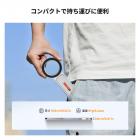 K&F CONCEPT マグネット式スマホ三脚スタンド、23Nの強力なマグネットを備えたミニ三脚、アルミニウム合金製ポケットセルフィースティック、iPhone 17 16 15 14 13 12シリーズ対応のマグネット式スマホホルダー（シルバー）