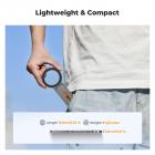 K&F CONCEPT Magnetic Phone Tripod Stand, 23N Strong Magnetic Mini Tripod Aluminium Alloy Pocket Selfie Stick, Mag Safe Phone Holder Compatible with iPhone 17 16 15 14 13 12 Series(Gray)