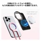 K&F CONCEPT マグネット式スマホ三脚スタンド、23N 強力マグネット搭載ミニ三脚、アルミ合金製ポケットセルフィースティック、iPhone 17 16 15 14 13 12 シリーズ対応マグネット式スマホホルダー（ピンク）
