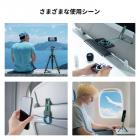 K&F CONCEPT マグネット式スマホ三脚スタンド、23N 強力マグネット搭載ミニ三脚、アルミ合金製ポケットセルフィースティック、iPhone 17 16 15 14 13 12 シリーズ対応マグネット式スマホホルダー（グリーン）